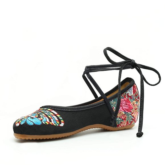 Cinak Butterfly Ballet Flat Shoes Size 41 - Picture 2 of 7